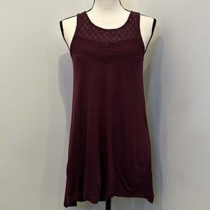 Burgundy Long Top